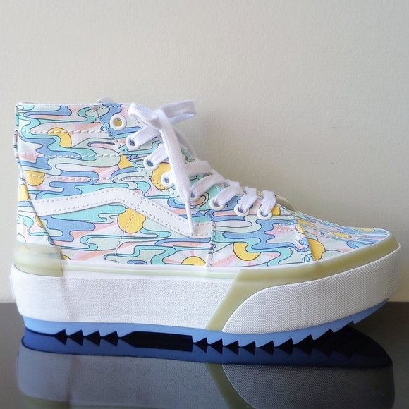 Vans Shoes - Vans Women's Sk8-Hi Tapered Stacked / Platform UV Ink Sunwaves Canvas Sneaker
